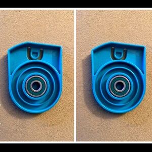 Pair of New & Genuine Hoover Brushroll End Caps & Bearings for SmartWash…